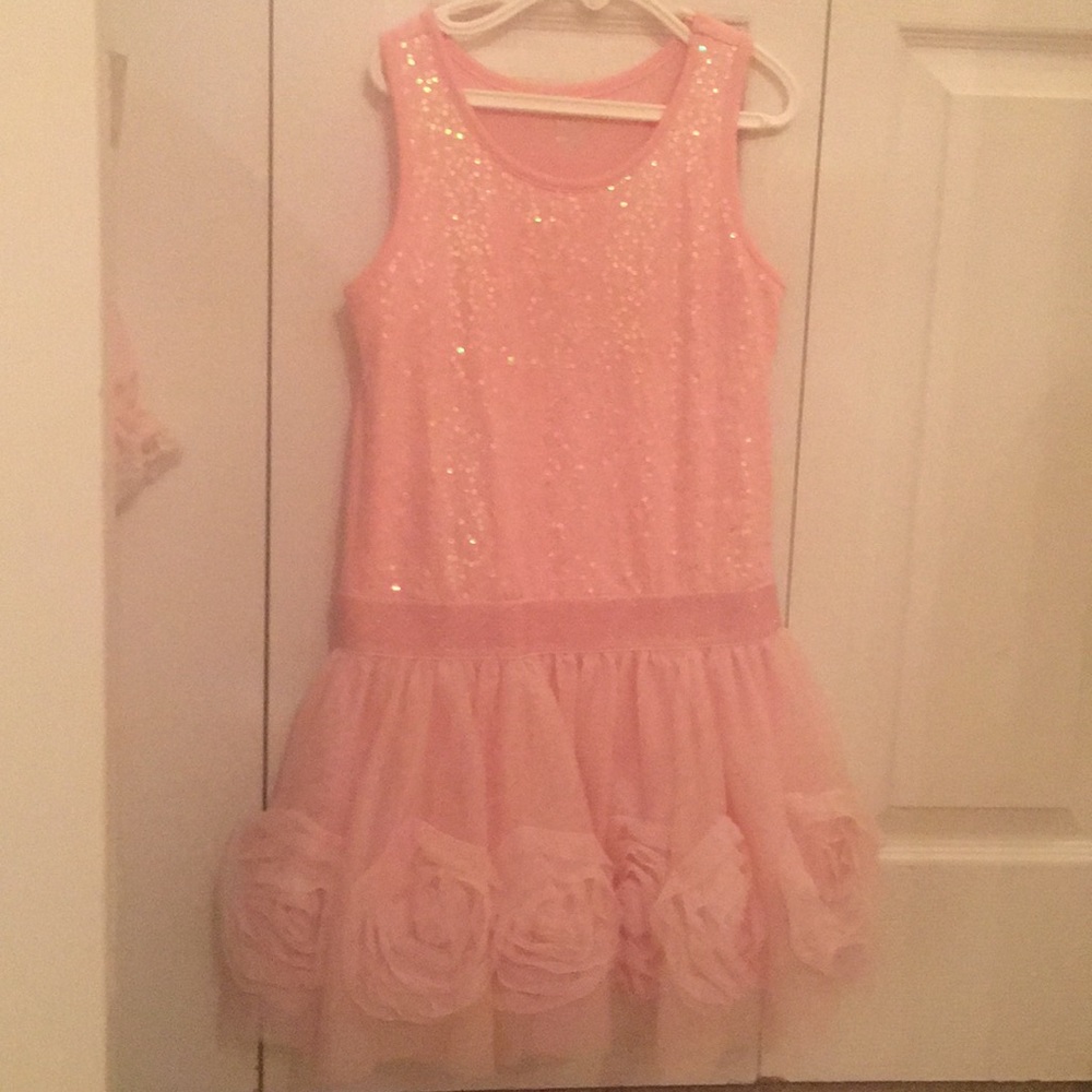 Beautiful sequin and tulle girls dress